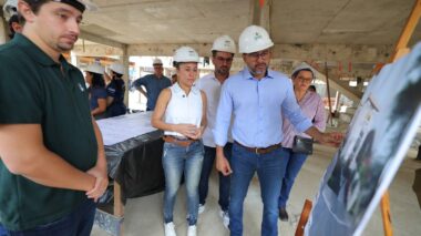 Governador Wilson Lima vistoria avanço das obras do Residencial Petrópolis, na zona sul de Manaus