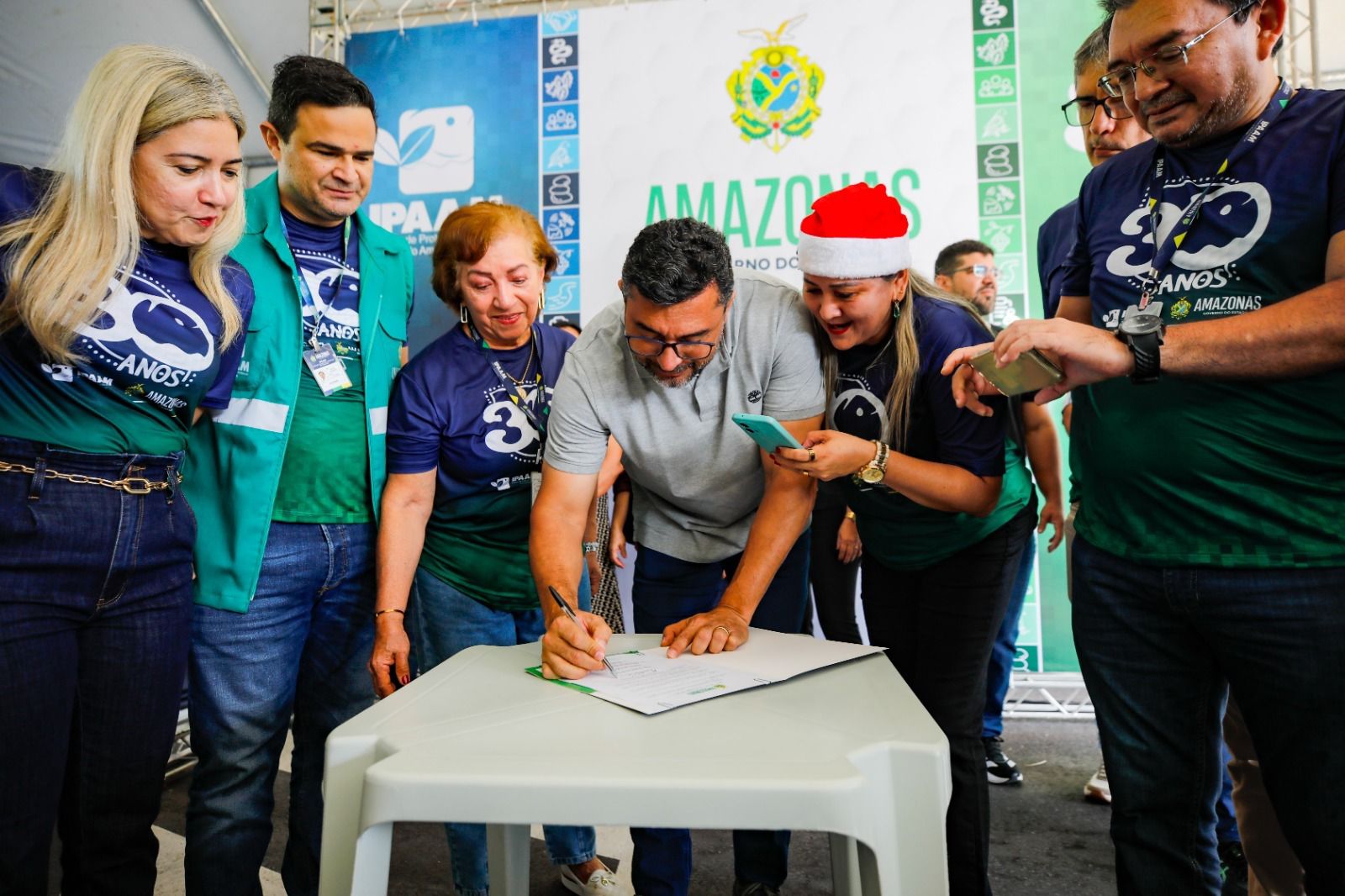 No momento, você está visualizando Governador Wilson Lima sanciona data-base dos servidores do Ipaam e anuncia edital de concurso após 18 anos