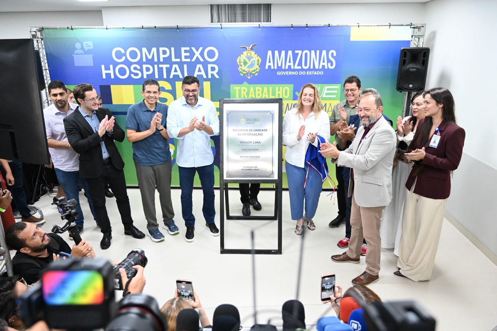 No momento, você está visualizando Governador Wilson Lima inaugura segunda Unidade de Internação no Complexo Hospitalar Sul, com inovações no uso de tecnologia à beira-leito