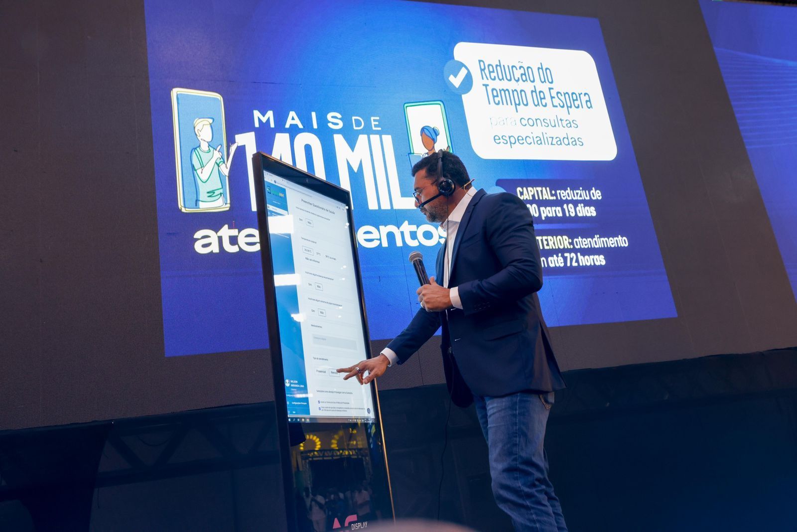 No momento, você está visualizando Durante Expo Saúde Amazonas, governador Wilson Lima lança Portal Saúde AM em Tempo Real