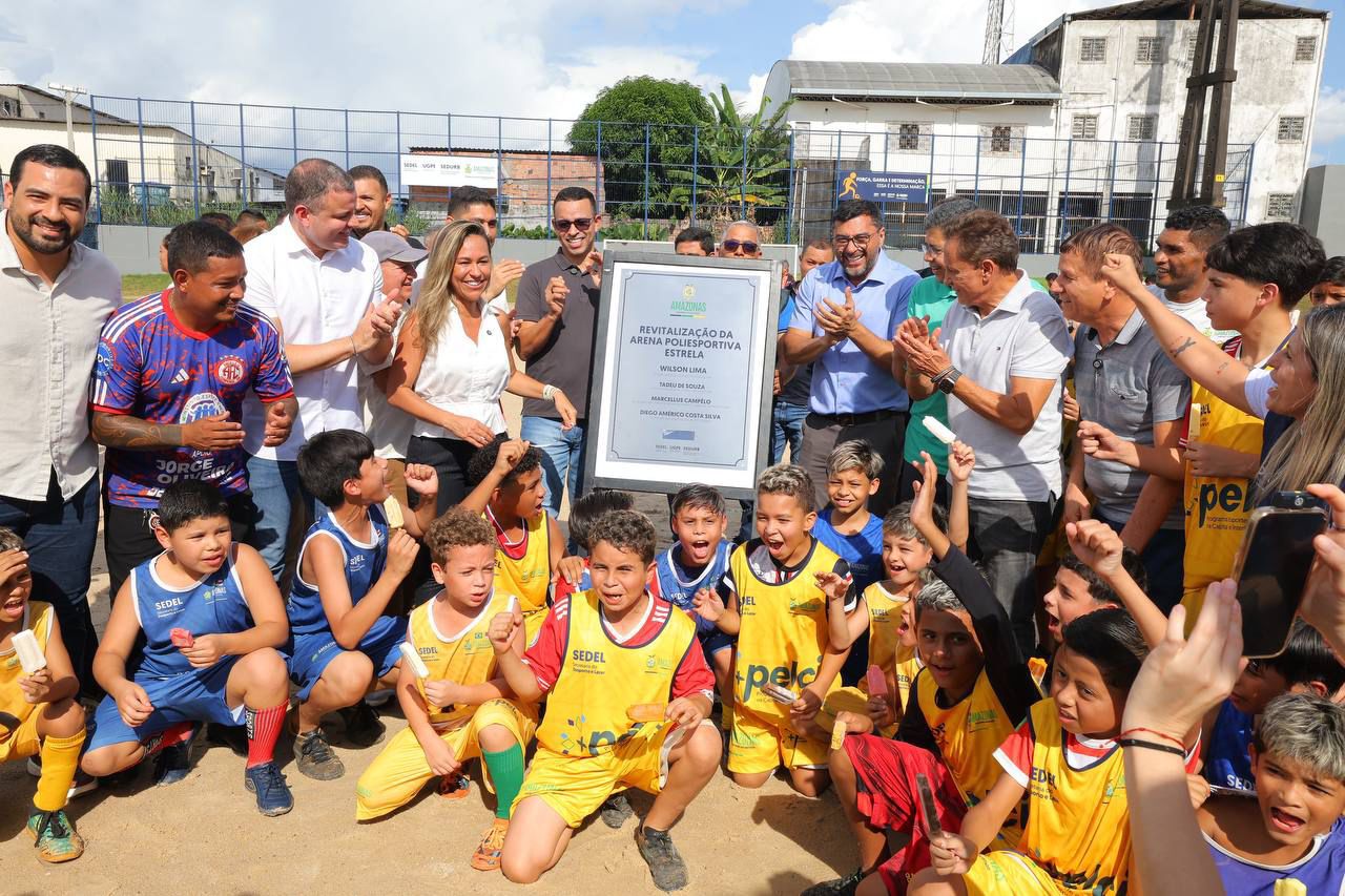 No momento, você está visualizando Governador Wilson Lima entrega Arena Poliesportiva Estrela fortalecendo o esporte comunitário no bairro da Compensa