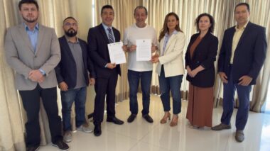 Delegados da Polícia Federal recebem apoio de Omar Aziz para a criação do Fundo Nacional de Combate às Organizações Criminosas