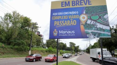 Prefeitura interdita trecho da avenida Coronel Teixeira para obra do complexo viário Passarão