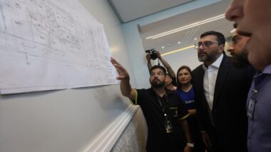 Governador Wilson Lima vistoria obras do Centro de Atenção Integral Juventude TEA, em Manaus