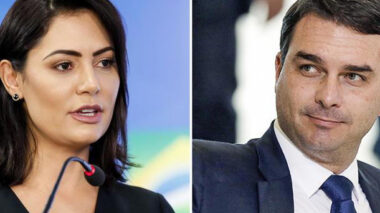 Michelle Bolsonaro reage à escolha de Flávio e tensão cresce no clã, diz Noblat