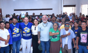 Leia mais sobre o artigo Em Maués, Cabo Maciel cumpre agenda ao lado da Prefeita Macelly Veras, reafirmando compromissos, entregas e conquistas para o município