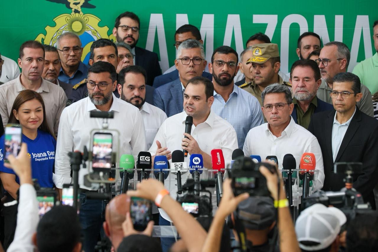 No momento, você está visualizando No primeiro dia à frente do Executivo, governador interino Roberto Cidade destaca estabilidade institucional e continuidade de projetos