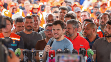 Prefeito Renato Junior inicia na zona Norte operação ‘Tapa-Buracos’ com 21 frentes de obras e 150 trabalhadores envolvidos no asfaltamento e limpeza de vias por toda cidade