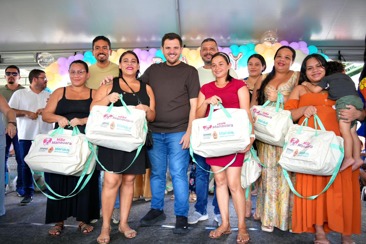 No momento, você está visualizando Prefeito Renato Junior realiza maior entrega do programa ‘Mãe Manauara’, beneficiando mais de mil gestantes na semana do Dia das Mães