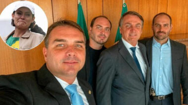 Flávio Bolsonaro, Eduardo e Carlos cobram reação de Jair após vídeo de Michelle
