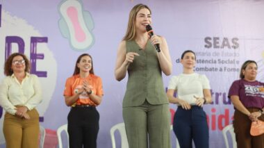 Primeira-dama Thaisa Cidade reforça ações de proteção infantojuvenil nas escolas em evento na zona sul de Manaus