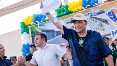 Eduardo Braga entrega obras em Manaquiri e reforça que avanço da BR-319 abrirá novas oportunidades para o município