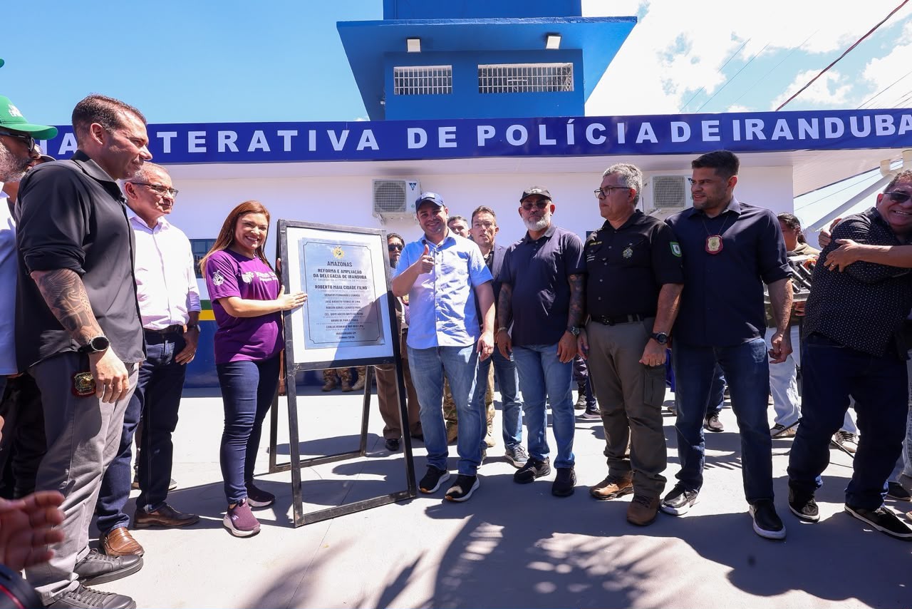 No momento, você está visualizando Em Iranduba, governador Roberto Cidade inaugura delegacia revitalizada e ampliada