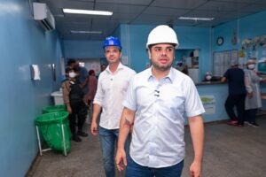 Leia mais sobre o artigo Governador Roberto Cidade acompanha obras de revitalização do SPA e Maternidade Chapot Prévost