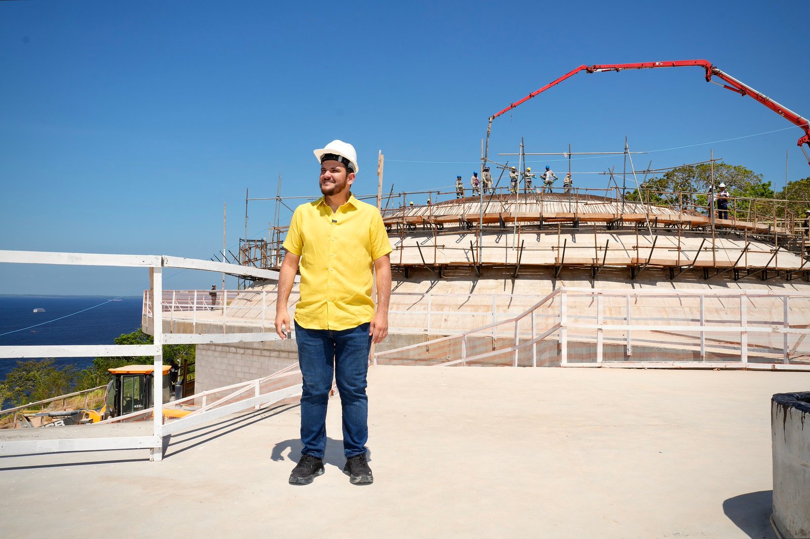 No momento, você está visualizando Prefeito Renato Junior vistoria avanço das obras do parque Encontro das Águas Rosa Almeida e destaca o potencial do espaço como novo eixo turístico na zona Leste