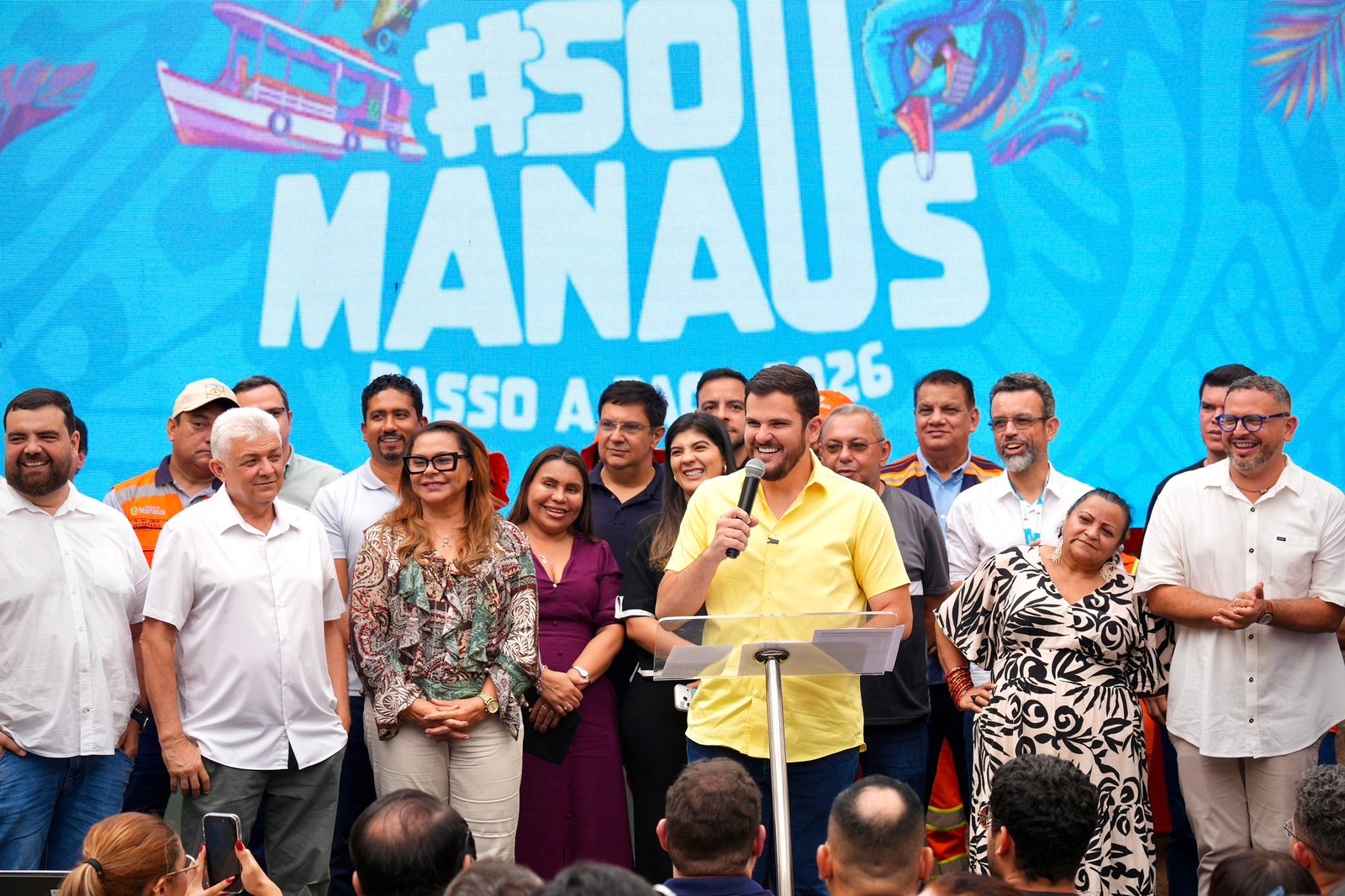 No momento, você está visualizando Prefeito Renato Junior anuncia atrações do ‘#SouManaus Passo a Paço 2026’ e destaca ampliação de espaço para artistas locais e redução do uso de recursos públicos em R$ 10 milhões
