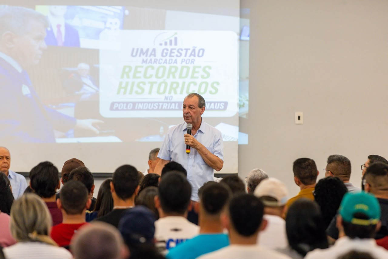 No momento, você está visualizando Em encontro com trabalhadores, Omar aposta na Zona Franca para geração de mais empregos nos próximos anos