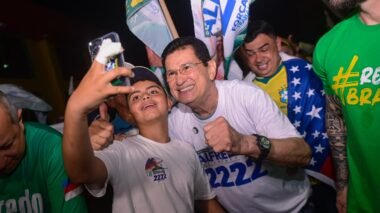 Alfredo Nascimento lança candidatura a deputado federal com grande mobilização popular em Manaus