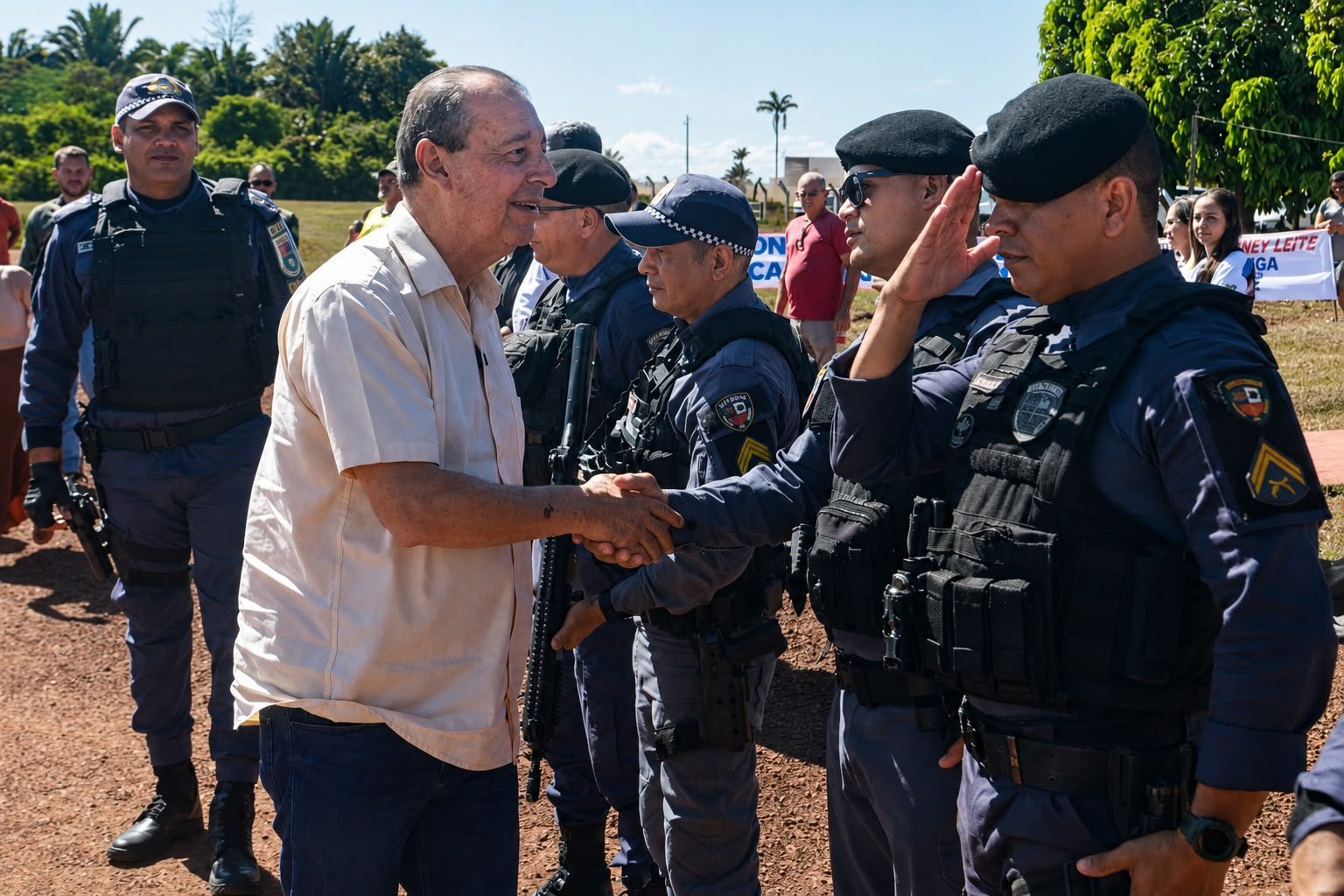 No momento, você está visualizando Omar anuncia que vai convocar aprovados e reforçar efetivo com novo concurso para mais de 5 mil profissionais da segurança