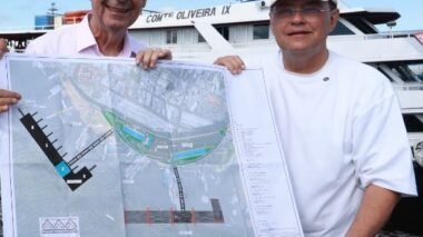 Com articulação de Omar Aziz e Eduardo Braga, obras do novo porto começam na Manaus Moderna