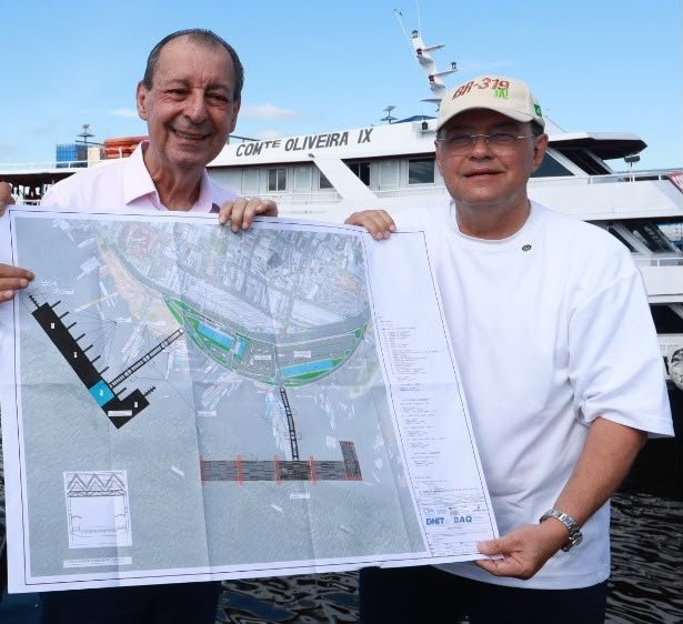 No momento, você está visualizando Com articulação de Omar Aziz e Eduardo Braga, obras do novo porto começam na Manaus Moderna
