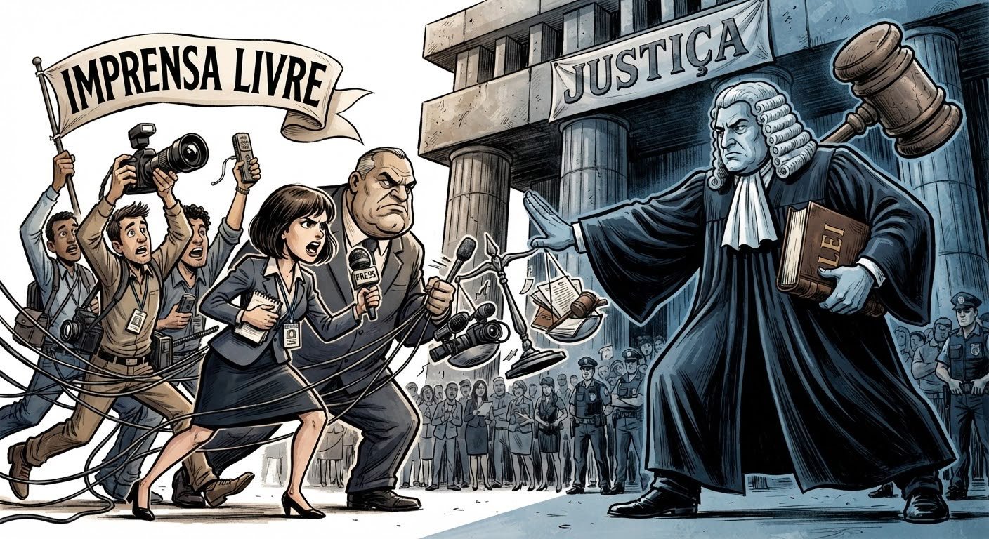 No momento, você está visualizando Entre a liberdade de imprensa e os limites do Judiciário